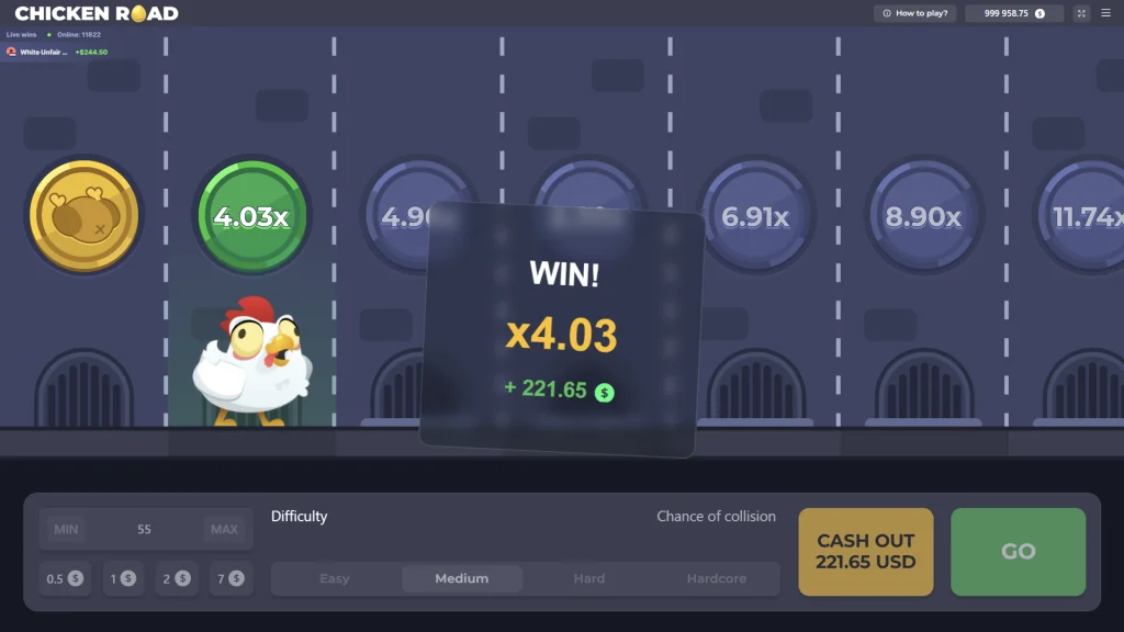 Juego de apuestas Chicken Road
